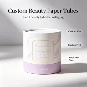 Biodegradable Paper Tube Canister for Refillable Product Packaging