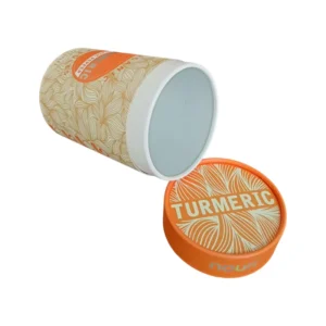 Biodegradable Paper Tube Canister for Turmeric Powder and Food