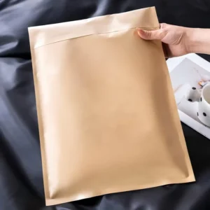 Biodegradable Recyclable Brown Kraft Paper Mailer Envelopes, Self-Seal, Digital Printing for Clothing Promotion