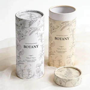 Biodegradable Recyclable Cosmetic Paper Tube Packaging for Perfume and Essential Oil
