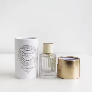 Biodegradable Recyclable Kraft Cardboard Paper Tube Packaging for Essential Oil, Perfume, and Cosmetics