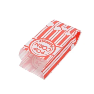 Biodegradable Recyclable Kraft Paper Takeaway Bag Custom Brown for Popcorn Pizza Packaging Flexo Printing Logo