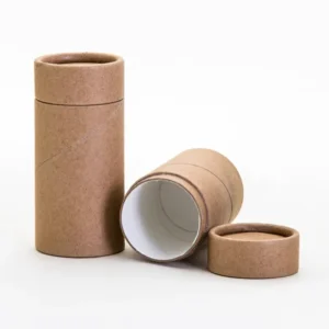 Biodegradable Recyclable OEM Cosmetic Skin Care Face Cream Cylinder Kraft Paper Tube Packaging
