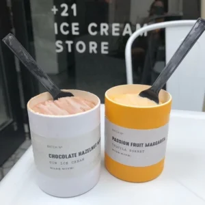 Biodegradable Recycled Paper Tube Canister for Ice Cream and Potato Chips