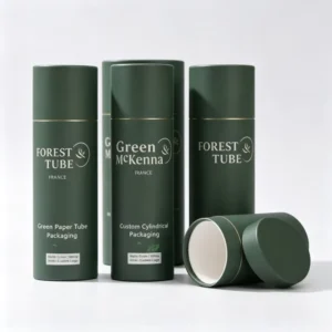 Biodegradable Round Paper Can for Plastic Reduction Environmental Packaging High Recycled Content