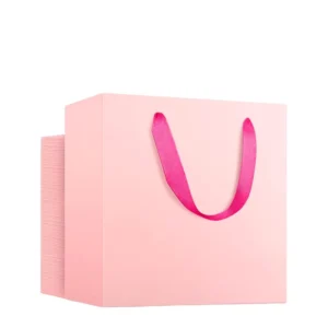 Biodegradable White Card Paper Bags for Party Favors, Weddings, Events and Holiday Gift Packaging