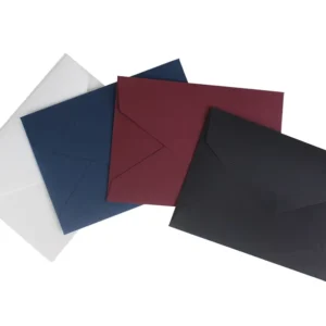 Black Invitation Paper Envelopes for Packaging Custom Envelope