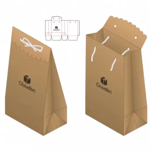 Black Luxury Shopping Paper Bag with Handles Gold Stamping Printed Logo Customizable Black Gift Paper Bags for Promotions