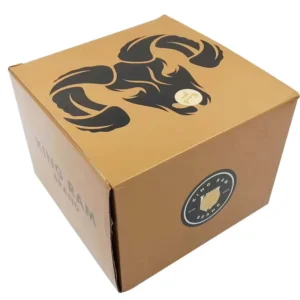 Black and White Small Corrugated Mailer Shipping Box