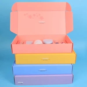 Blank Skincare Mailer Box with Insert and Custom Logo