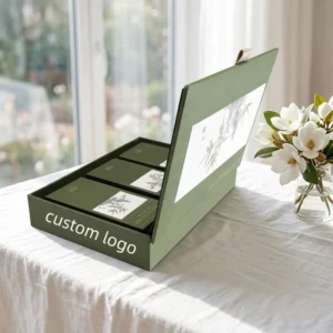 Book-Shaped Magnetic Gift Box Rigid Cardboard Packaging