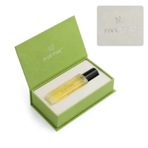 Book Style Matte Lamination Rigid Paper Perfume Packaging Gift Box for Essential Oil, Scented Candle, and Cosmetics