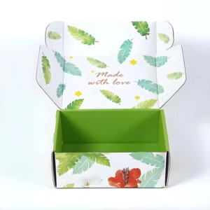 Botanical Illustrated Full-Wrap Printed Eco-Friendly Mailer Shipping Box