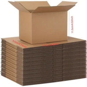 Brown Kraft Corrugated Cardboard Mailing and Moving Shipping Boxes