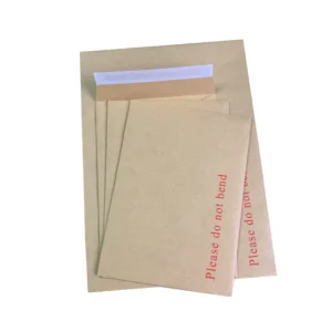 Brown Kraft Paper Envelope with Custom Printing and Self-Sealing Strip