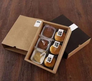 Brown Kraft Paper Mooncake Dessert Gift Box