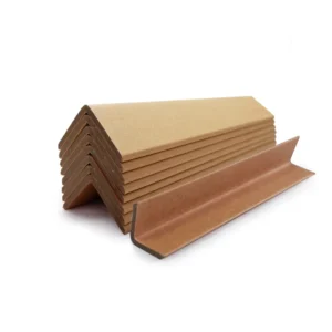 Brown L Shape Paperboard Corner Protector, Reinforced Edge Strip for Packaging