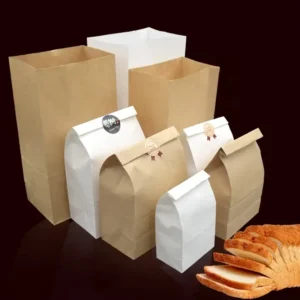 Brown Paper Bag Takeaway Restaurant to Go Bags with logo Takeaway Paper Bag