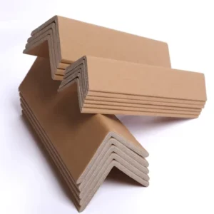 Brown V Board Laminated Paper Edge Protectors Cardboard Corner Guard Reinforced for Cargo Protection