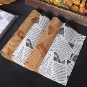 Burger Basket Liners, Shawarma Wrapping Paper, Custom Printed Sandwich Paper