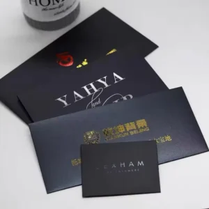 Business Eye Envelope Cream Envelope Specialty Paper Mail Envelope with Tear Stripes Digital and UV Printing