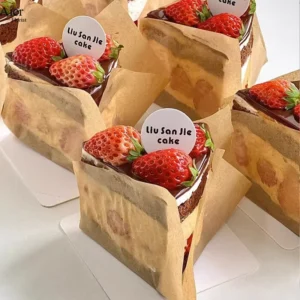 Cake Cut Oil Paper Basque 4/6/8-Inch Tiramisu Divider Paper for Baking Desserts Oil-Proof Matt Lamination Embossing Folders
