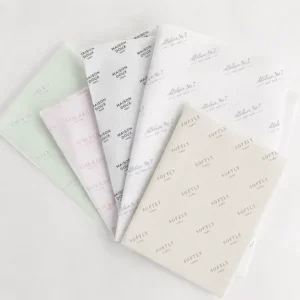 Carbon Paper Packaging Paper for Red Wine and Clothing Interlining, Floral Moisture-Proof, Printed Logo
