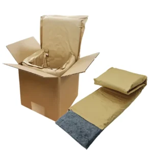 Cardboard Carton Thermal Vented Insulation Liner Waterproof Biodegradable Recycled Cotton with Embossed Matte Lamination