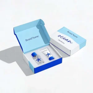Cardboard Cosmetic Paper Mailer Box with Custom Logo and Printed Corrugated Packaging