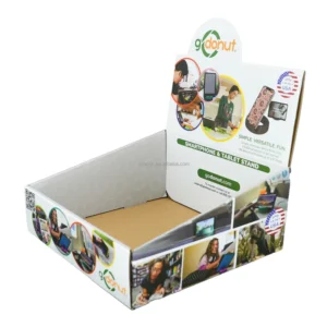 Cardboard Countertop Display Box for Backpacks and Cosmetics with Blister Card Packaging