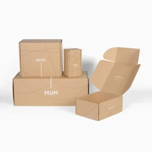 Cardboard Factory Kraft Corrugated Shipping Packaging Boxes, Large Size, Custom Logo