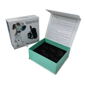 Cardboard Flap Gift Box with Embossing and UV Coating for Mobile Devices and Electronics