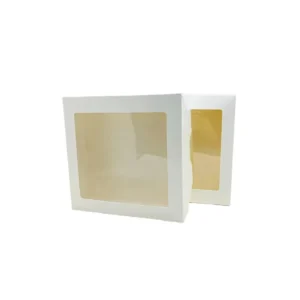 Cardboard Folding Gift Box with Clear Window