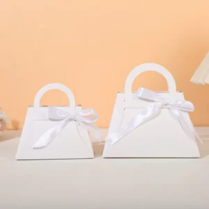 Cardboard Gift Bag with Ribbon Tie