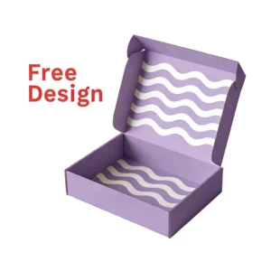 Cardboard Gift Box with Magnetic Closure and Bag, Custom Folding
