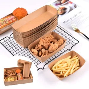 Cardboard Japanese Paper Food Snack Trays