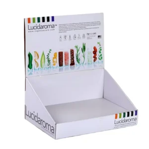 Cardboard PDQ Countertop and Floor Display Stand