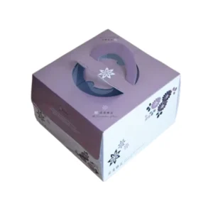 Cardboard Paper Birthday Cake Box with Handle