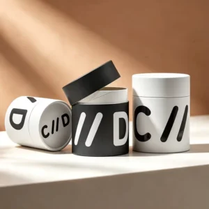 Cardboard Paper Tube Eco-friendly Recyclable Packing Oils Skincare Cylinder Diffuser Scented Candle Perfume Cosmetic Paper Tube