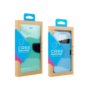 Cardboard Phone Charger Packaging Box with Clear PVC Window