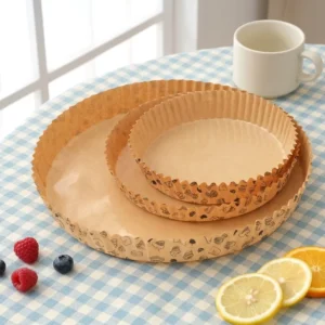 Certified Biodegradable Food-Safe PE-Coated Paper Pizza Tray Disposable Greaseproof Non-Stick Bread Box Base Liner Insert