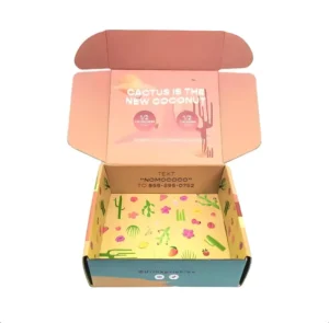 Certified Custom Colorful Corrugated Apparel Shipping Boxes with Logo
