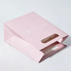 China Factory Custom Logo Printing Packaging Cardboard Shopping Paper Bags Die Cut Kraft Paper Bags