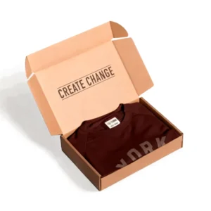 China Factory’s Custom Brown Paper Rectangle Corrugated Carton New Design Recyclable Environmentally Certified Low MOQ