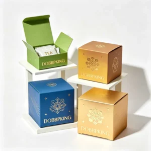 China Loose Tea Packaging Box Kraft Paper Cardboard Eco Friendly Tea Box Container Custom Logo for Matcha