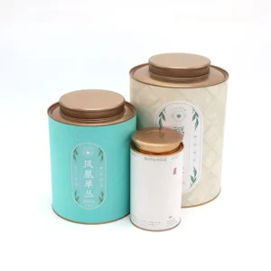 China Manufacturer’s Biodegradable 250g/500g Cardboard Round Tube Cylinder Packaging Box for Tea Snacks Crafts Chocolate