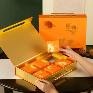 Chinese-Style Mooncake Gift Box for Mid-Autumn Festival Corporate Gifts and Hotel Souvenirs