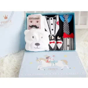 Christmas and Birthday Foldable Paper Gift Box with Ribbon