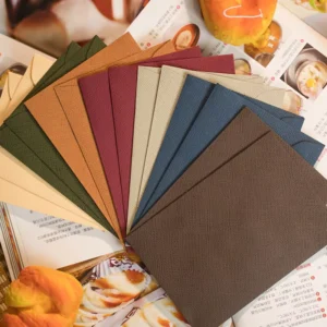Classic Paper Envelope 8 Colors Available Romantic Packaging Custom Your Logo Size Custom Design