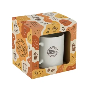 Clear Window Box Custom Printed Eco-friendly Heavy-Duty Recycled Paperboard Folders Matt Lamination UV Coating for Gift Retail